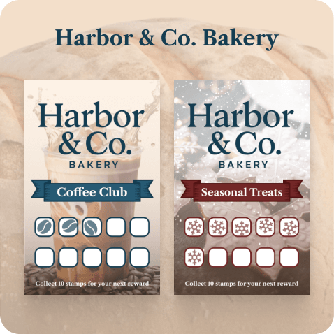 Bakery Cards Example